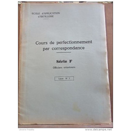 Cours de Perfectionnement Série F 7