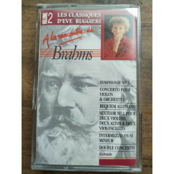 A la rencontre de Brahms Cassette Audio-K7