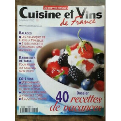 Cuisine et Vins de France Nº 80 juillet août 2001