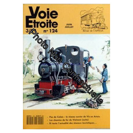 VOIE ETROITE [No 124] du 01/06/1991 - PAS DE CALAIS - LE RESEAU...