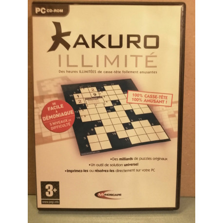 Kakuro illimité PC CD-ROM