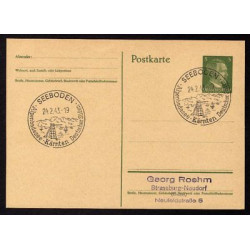 Ganzsache SEEBODEN Cachet Spécial 240243 WW2