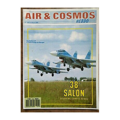 Air Cosmos Hebdo 38e Salon Nº 1243 24 Juin 1989