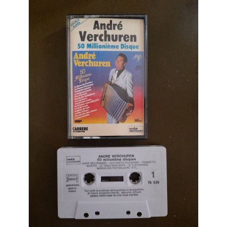 K7 Audio : André Verchuren - 50 Millionième Disque