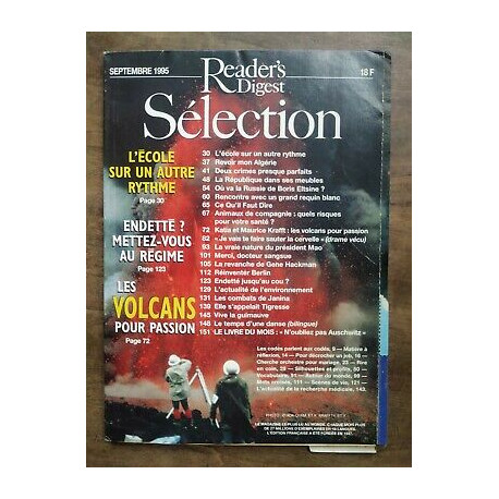 Reader's Digest Sélection Septembre 1995