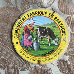 Camembert fabriqué en Bretagne