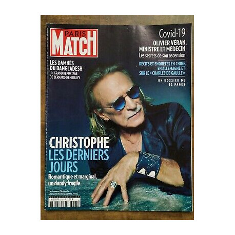 Paris Match Nº3703 23 au 29 Avril 2020 Christophe Les derniers jours