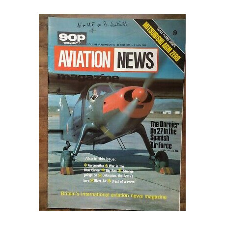 Aviation News Magazine vol 14 Nº 16 27 Dec 1985 9 Jan 1986