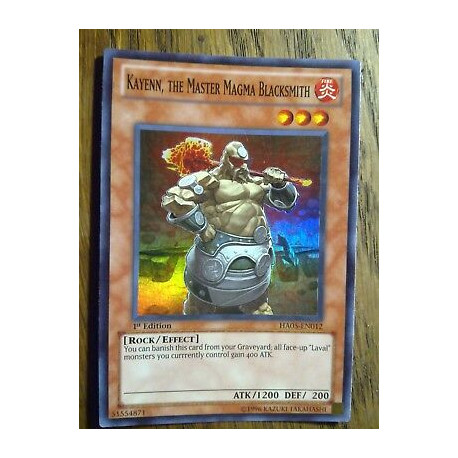 Kayenn The Master Magma Blacksmith HA05-EN012 Yu-Gi-Oh