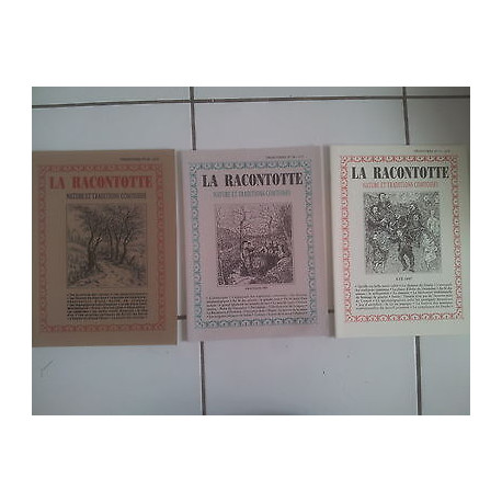 lot 3 revues LA RACONTOTTE nature et traditions Franc Comtoises n...