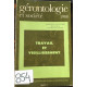 GERONTOLOGIE ET SOCIETE NUMERO 45 - TRAVAIL ET VIEILLISSEMENT