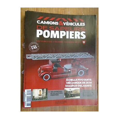 Camions et véhicules de pompiers n 11 sans le camion