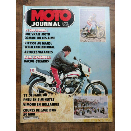 Moto Journal Nº 662 19 Juillet 1984