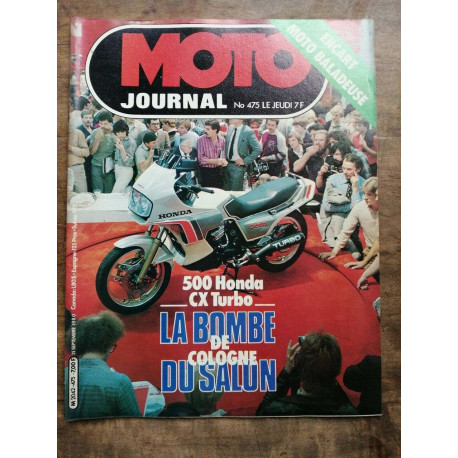 Moto Journal Nº 475 25 Septembre 1980