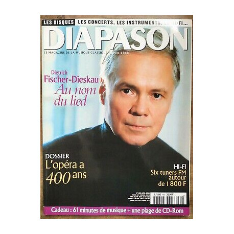 Diapason Le Magazine de la Musique Classique Nº 469 Avril 2000