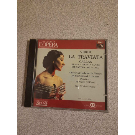 CD Les Genies De L'Opera - Verdi La Traviata Maria Callas