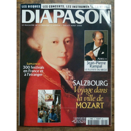 diapason Le Magazine de la Musique Classique Nº472 juillet août 2000