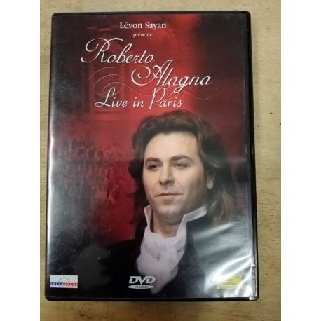 DVD Musique - Roberto Alagna - Live in Paris