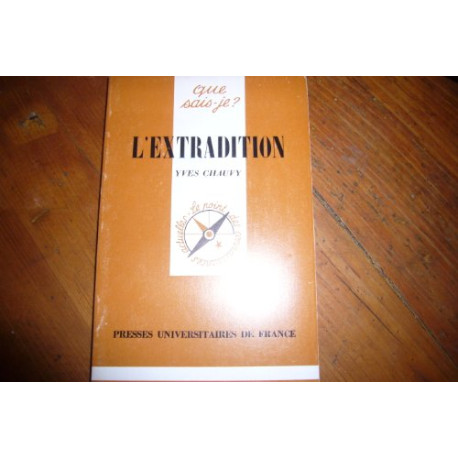 L'Extradition (Que sais-je)