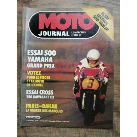 Moto Journal Nº 488 24 Decembre 1980