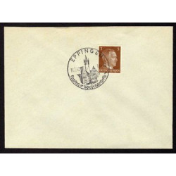 Allemagne n 706 Yv. cachet WW2 EPPINGEN Timbre Mi 782