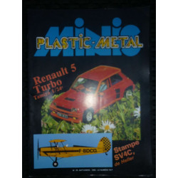 Mini Plastic Métal N79Renault 5 Turbo Tamiya-Europe de l'Est-SV4C...