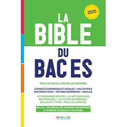 La bible du bac ES 2020: Tous les outils toutes les matières