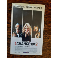 Cassette Video - 1 Chance sur 2 - Avec Jean Paul Belmondo