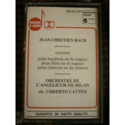 BACH ANGELICUM DE MILAN Cassette Audio-K7 Harmonia Mundi HM 40