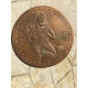 Importante Pièce indienne BIG COIN UKL TWO ANNA 1818 EAST INDIA...