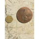 Importante Pièce indienne BIG COIN UKL TWO ANNA 1818 EAST INDIA...