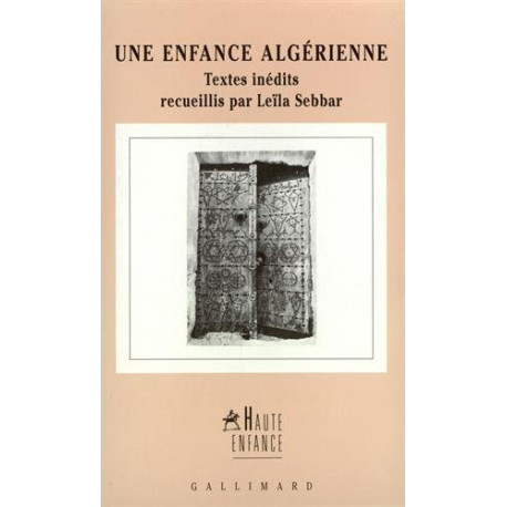 Une enfance algérienne