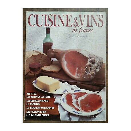 Cuisine et Vins de France Nº 374 Mars 1982