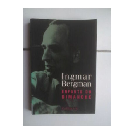 Libro D'Ingmar Bergman Niñas de La Dimanche ediciones Gallimard