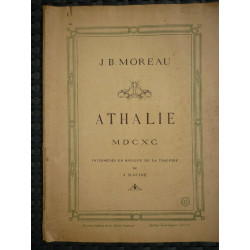 J.B. Moreau Athalie intermèdes en musique de la tragédie de...