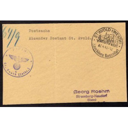 Postsache Absender Postamt ST AVOLD 070443