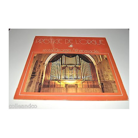 Vinyle 12 30cm PRESTIGE DE L'ORGUE récital Georges Athanasiadès