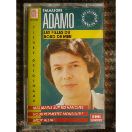 Salvatore Adamo Les filles du bord de mer Cassette Audio-K7 EMI...