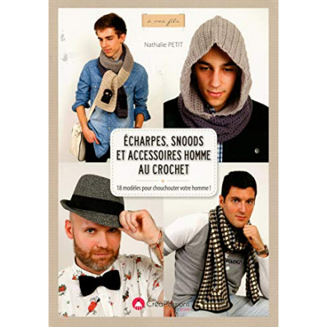 Écharpes snoods et accessoires pour hommes au crochet