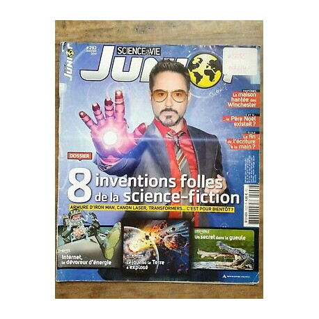 Science Vie Junior Nº 292 8 Inventions Folles de la s f Janvier 2014