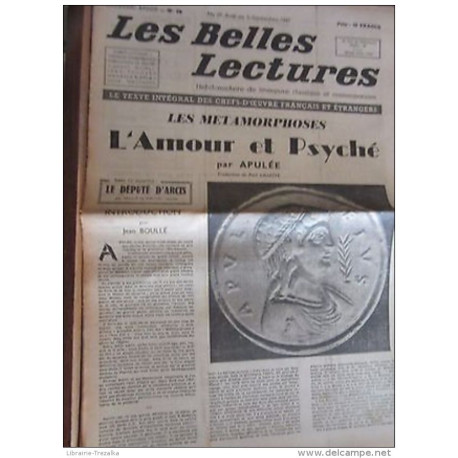 Les Belles Lectures N°76 du 27 Août au 2 Septembre 1947/Apulée...