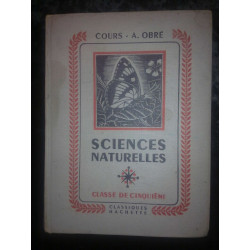 Cours a obré Sciences naturelles classe de cinquièmeclassiques...