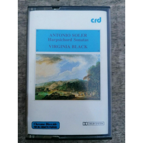 Padre Antonio Soler Harpsichord Sonatas-Virginia Black Cassette...