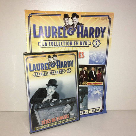 LAUREL ET HARDY la collection en DVD n 5 TETES DE PIOCHES 1938