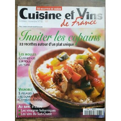 Cuisine et Vins de France Nº 82 octobrenovembre 2001