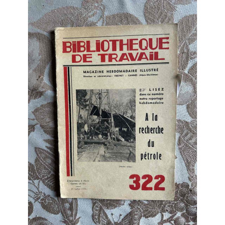 Bibliothèque de Travail n°322