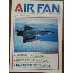 Air Fan Le Mensuel de L'aeronautique Militaire Nº 98 Janvier 1987