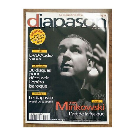 diapason Le Magazine de la Musique Classique Nº481 Mai 2001