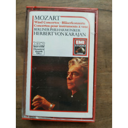 Mozart Wind Concertos - Herbert von Karajan Cassette Audio-K7