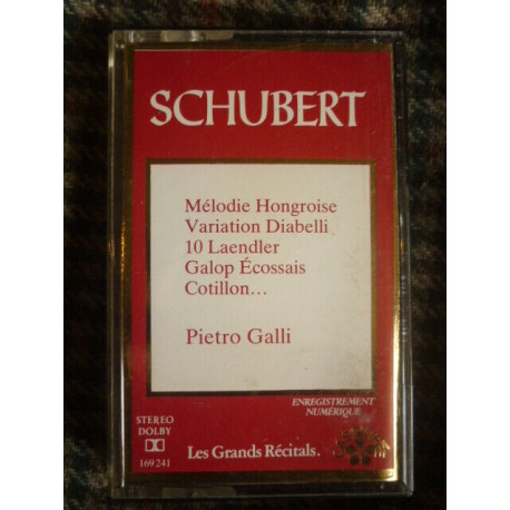 Schubert Mélodie hongroise Variation Diabelli...Pietro Galli...